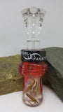 Red Fade To Clear Grass Duck Call