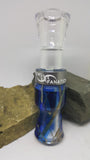 Blue Fade To Clear Grass Goose Call