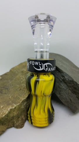 Yellow, Black & Clear Duck Call